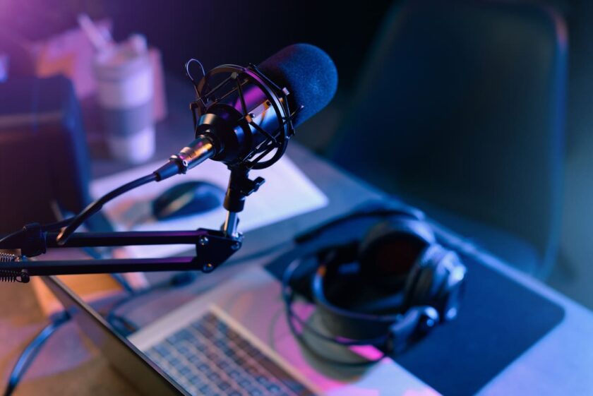 Gravação de Podcasts